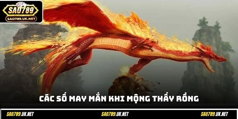 Các số may mắn khi mộng thấy rồng