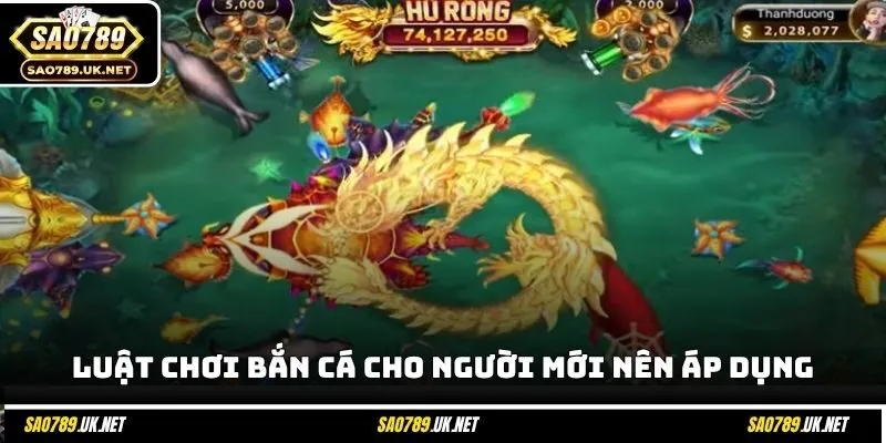 Luật chơi bắn cá hiệu quả cho người mới nên áp dụng